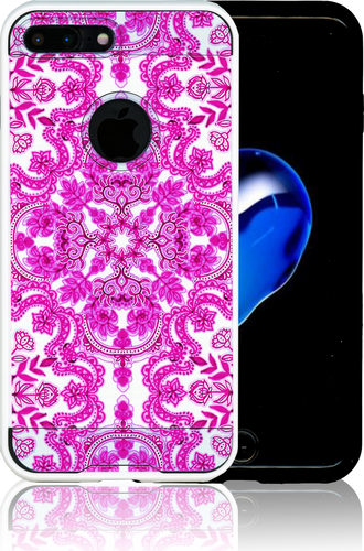 Iphone 7 Plus MM Slim Dura Metal Pink Stencil