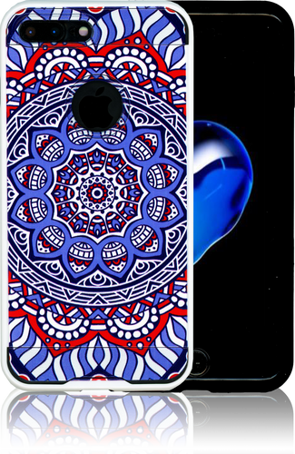 Iphone 7 PLUS MM Slim Dura Metal Tribal Blue