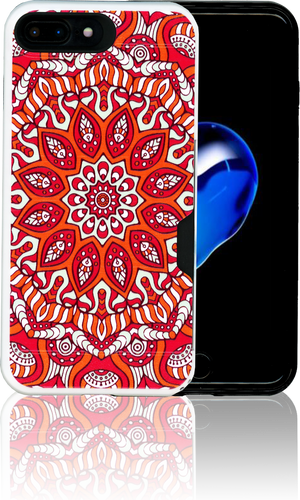 Iphone 7 PLUS MM Slim Dura Metal CC Tribal Red
