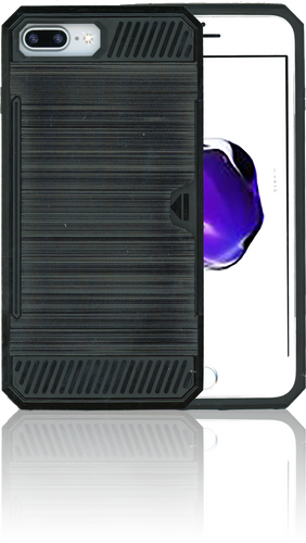 Iphone 7 PLUS/8 PLUS MM Slim Dura Metal Finish CC Black