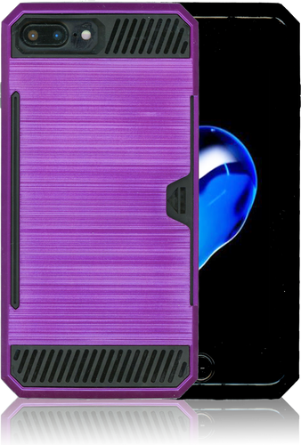 Iphone 7 PLUS MM Slim Dura Metal Finish CC Purple