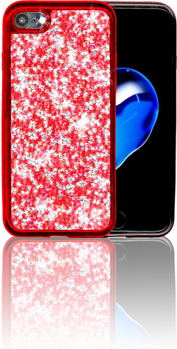Iphone 7 MM Tpu Bling Red