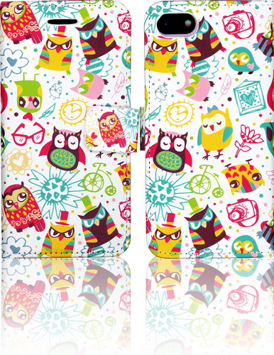 Iphone 7 MM 3D Design Wallet Owl