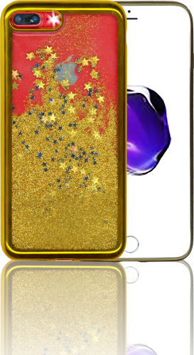 Iphone 7 PLUS MM Electroplated Glitter Case With Stars Gold