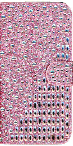 ZTE Avid Trio MM Jewel Diagonal Wallet Pink