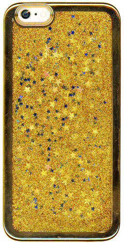 Iphone 6PLUS/6S PLUS MM Electroplated Glitter Case With Stars Gold