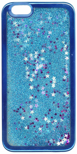 Iphone 6/6S PLUS MM Electroplated Glitter Case With Stars Blue