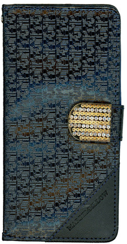 HTC Desire 530 Design Wallet With Bling Navy