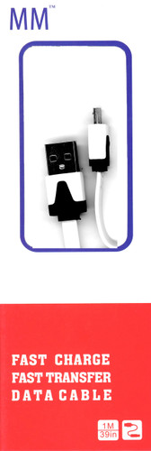 Micro Flat USB Cable White (Retail Packaged)