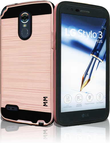 LG Stylo 3 MM Slim Dura Metal Rose Gold