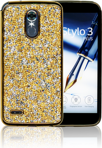 LG Stylo 3 MM Candy Bling Case Gold