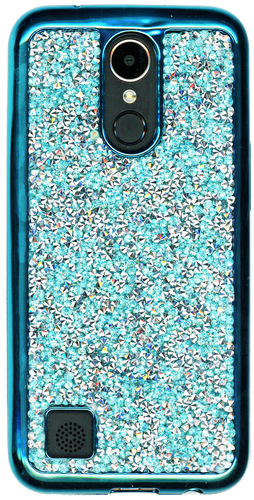 LG K20 PLUS MM Candy Bling Case Blue