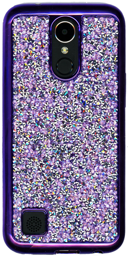LG K20 PLUS MM Candy Bling Case Purple