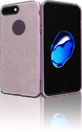 Iphone 7 PLUS MM Glitter Hybrid Rose Gold