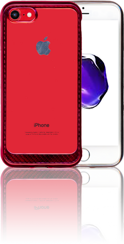 IPHONE 7 MM Electroplated Carbon Fiber Candy Case Rose Gold