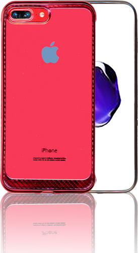 IPHONE 7 PLUS MM Electroplated Carbon Fiber Candy Case Rose Gold