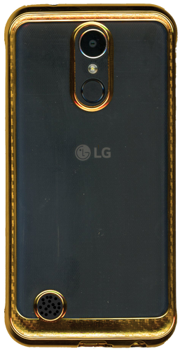 LG K20 PLUS MM Electroplated Carbon Fiber Candy Case Gold
