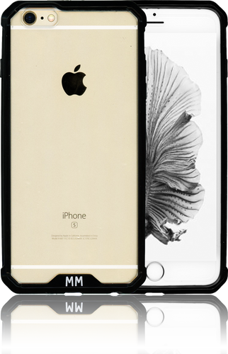 Iphone 6S PLUS MM Opal Crystal Armor Black(Tempered Glass Included)