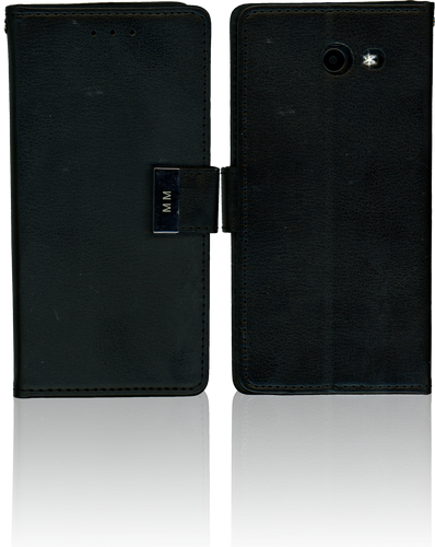 Samsung J3 Emerge MM Premium Folio Wallet Black