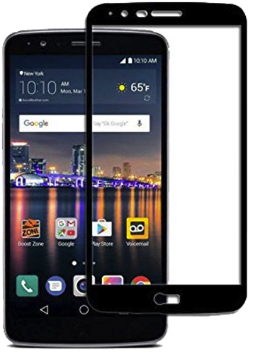LG Stylo 3 PLUS Full Cover Tempered Glass Black