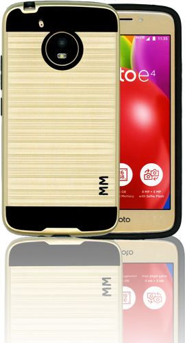 Motorola E4 MM Slim Dura Metal Finish Gold