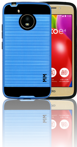 Motorola E4 MM Slim Dura Metal Finish Dark Blue