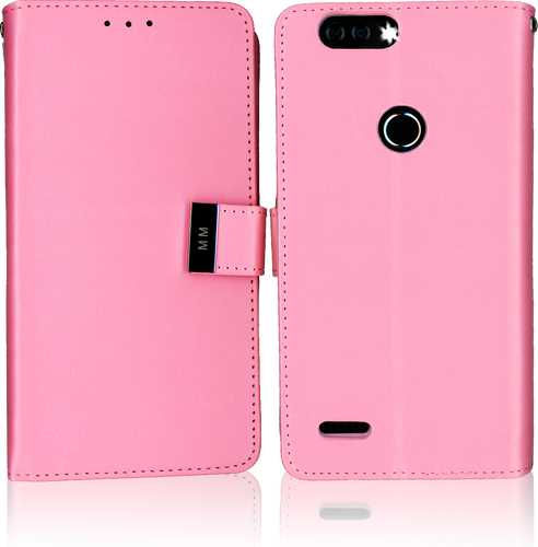 ZTE Blade MM Premium Folio Wallet Hot Pink
