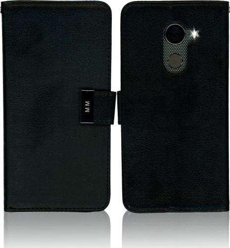 Alcatel A30 Fierce MM Premium Folio Wallet Black