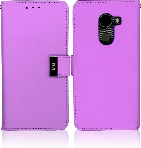Alcatel A30 FIerce MM Premium Folio Wallet Purple