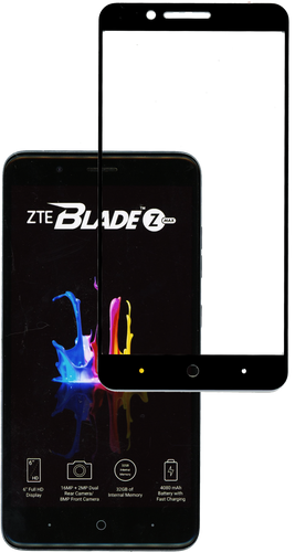 ZTE Z982/ Blade Full Cover Tempered Glass Black