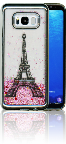 Samsung S8 PLUS Electroplated(Silver) Pink(Tower)
