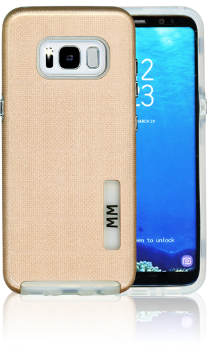 Samsung Galaxy S8 MM Opal Slim Case Rose Gold(Curved Tempered Glass Included)