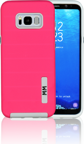 Samsung Galaxy S8 PLUS MM Opal Slim Case Pink(Curved Tempered Glass Included)