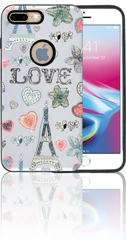 Iphone 7 PLUS/8 PLUS MM 3D Paris Hearts