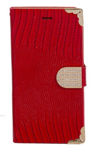 Alcatel Evolve Deluxe Wallet Red
