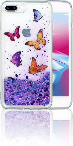 Iphone 7 PLUS/8 PLUS MM Water Glitter Butterfly