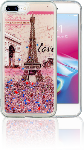 Iphone 7 PLUS/8 PLUS MM Water Glitter Paris