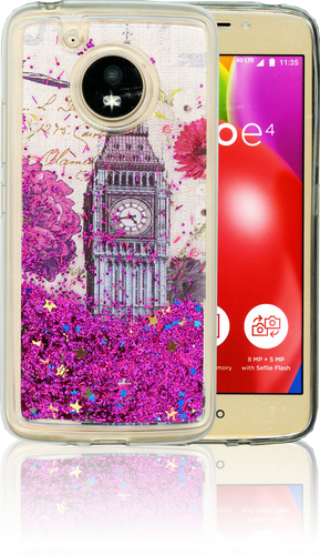 Motorola E4 MM Water Glitter London