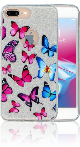Iphone 7 PLUS/8 PLUS MM Butterfly Glitter Hybrid