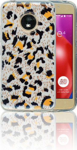 Motorola E4 MM Cheetah Glitter Hybrid