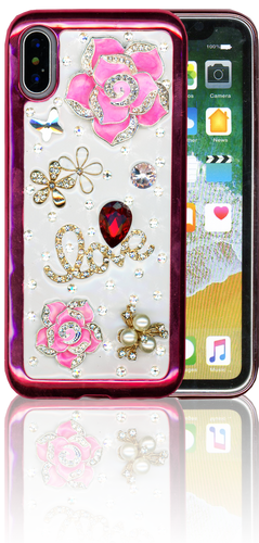 Iphone X MM Bling 3D Love