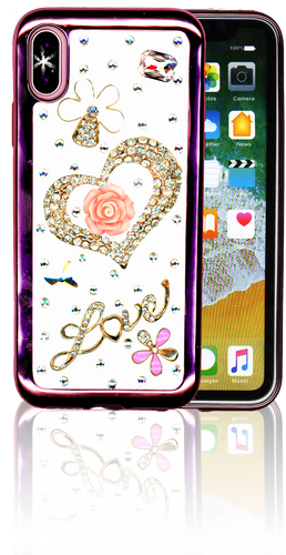 Iphone X MM Bling 3D Heart