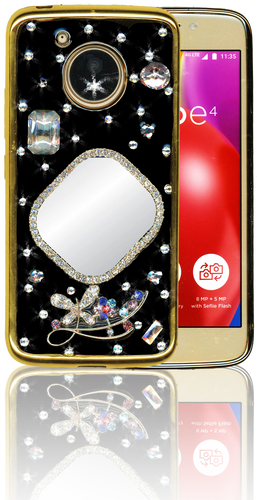Motorola E4 MM Bling 3D Mirror