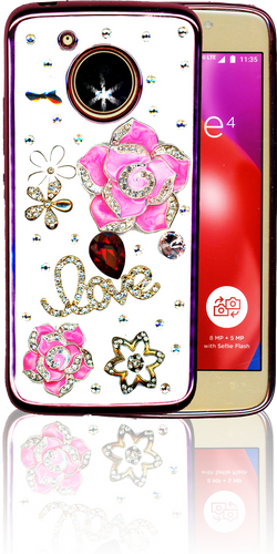 Motorola E4 MM Bling 3D Love