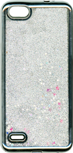 ZTE Blade Force MM Electroplated Water Glitter Case With Stars Silver
