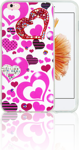 Iphone 6 PLUS/6S PLUS MM Electroplated Bling Heart