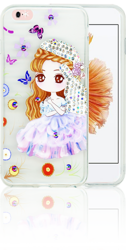 Iphone 6 PLUS/6S PLUS MM Electroplated Bling Girl 2
