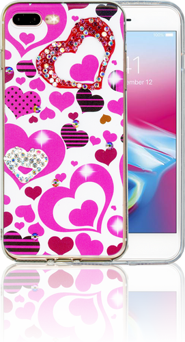 Iphone 7 PLUS/8 PLUS MM Electroplated Bling Heart