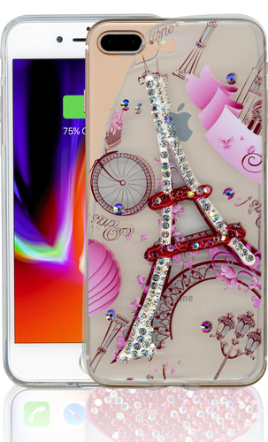 Iphone 7 PLUS/8 PLUS MM Electroplated Bling Paris