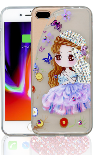 Iphone 7 PLUS/8 PLUS MM Electroplated Bling Girl 2
